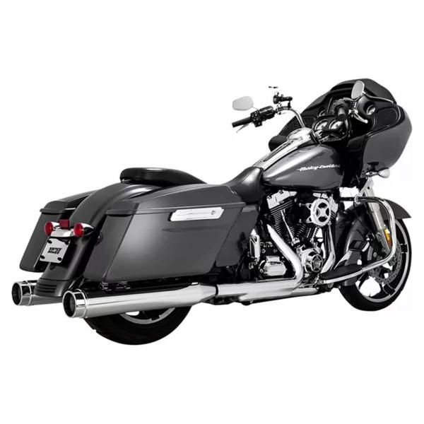 Coppia scarichi Vance&hines Torquer 450 Cromato Harley Davidson Electra Glide Ultra Classic CVO 2010
