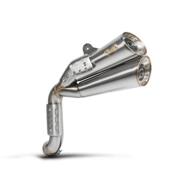 ZARD HARDY steel exhaust slip-on approved BMW RnineT Scrambler 2021-2023