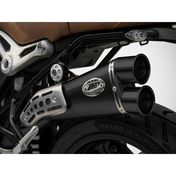 ZARD SPECIAL black steel exhaust slip-on Racing BMW RnineT Scrambler 2021-2023