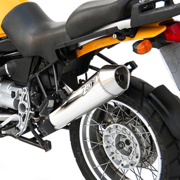 ZARD CONICAL glossy steel exhaust slip-on Racing BMW R1150GS 1999-2007