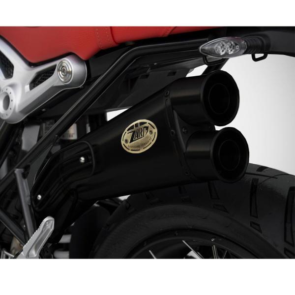 ZARD SPECIAL black steel exhaust slip-on Racing BMW RnineT Urban G/S 2017-2020