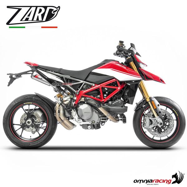 Coppia terminali di scarico Zard Top Gun in acciaio racing per Ducati Hypermotard 950 /SP 2019>