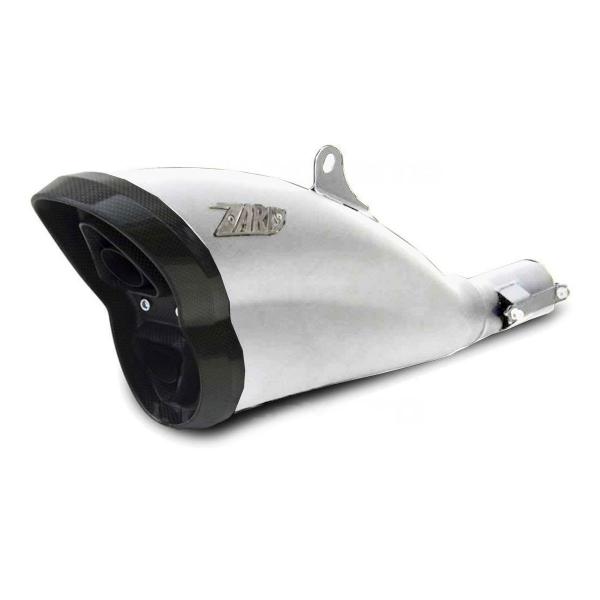 Scarico ZARD Acciaio omologato fondello carbonio Ducati Diavel 2011-2018