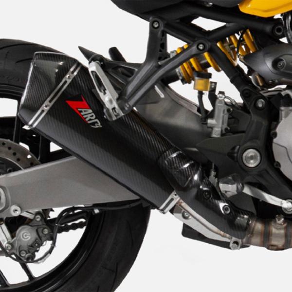 ZARD Carbon exhaust slip-on Racing Ducati Monster 821 2015-2017