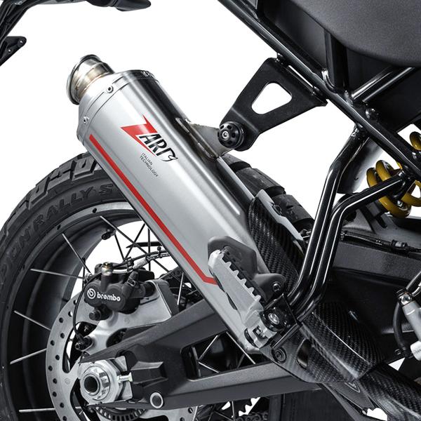 ZARD SABBIA steel exhaust slip-on Racing Ducati DesertX 2022-2023