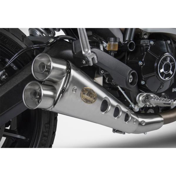 Scarico ZARD SPECIAL ED Acciaio omologato Ducati Scrambler 800 2015-2016