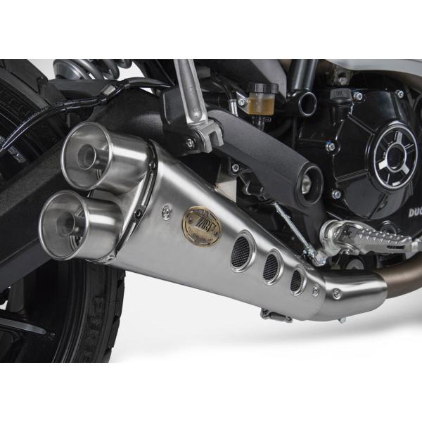 ZARD SPECIAL steel exhaust slip-on approved Ducati Scrambler 800 2021-2022