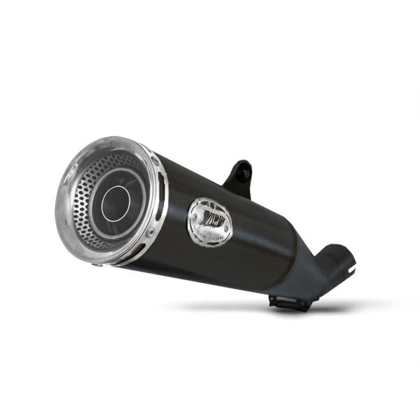 Scarico ZARD ZUMA Acciaio nero Racing fondello silver Ducati Scrambler Desert Sled 2021-2022