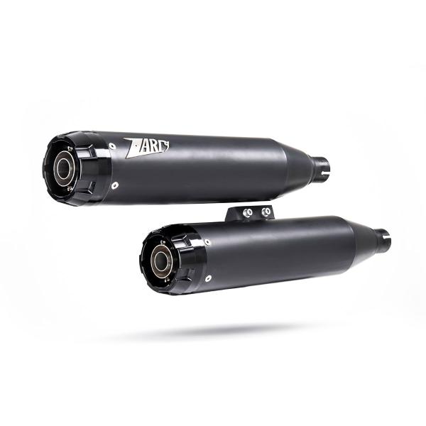 ZARD exhaust Harley-Davidson Heritage Classic 2017-2024 Black Steel Racing