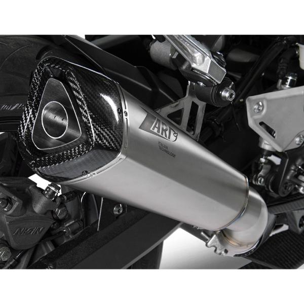 ZARD Exhaust Kawasaki Z900 2020-2024 Titanium Approved Carbon End Cap