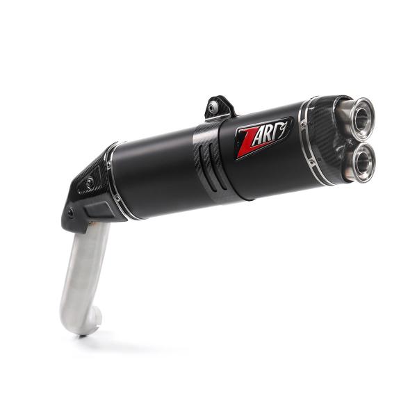 Zard slip on exhaust titanium homologated for Moto Guzzi V85 TT 2025