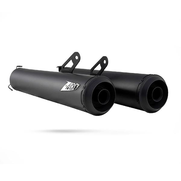 ZARD Exhaust Moto Guzzi V7 850 2025 Black Steel Trofeo Approved