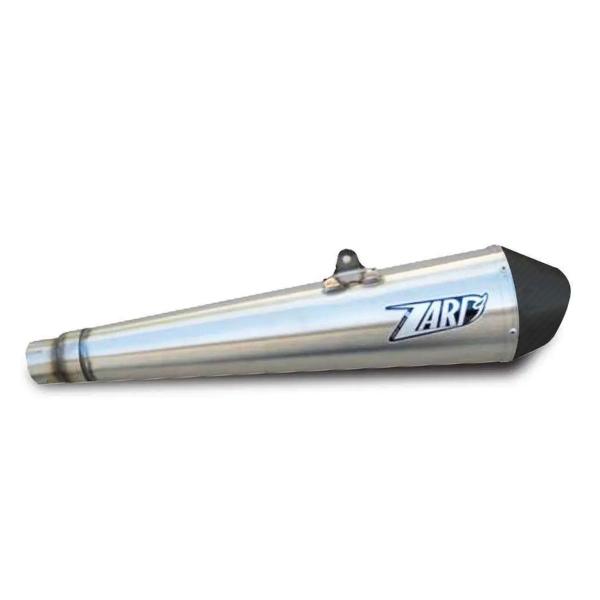 ZARD CONICAL steel exhaust slip-on approved carbon end cap Moto Guzzi Griso 2005-2016