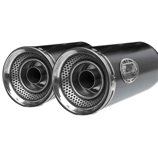 Scarichi ZARD SLIM Acciaio nero Racing Moto Guzzi V9 Roamer 2016-2019