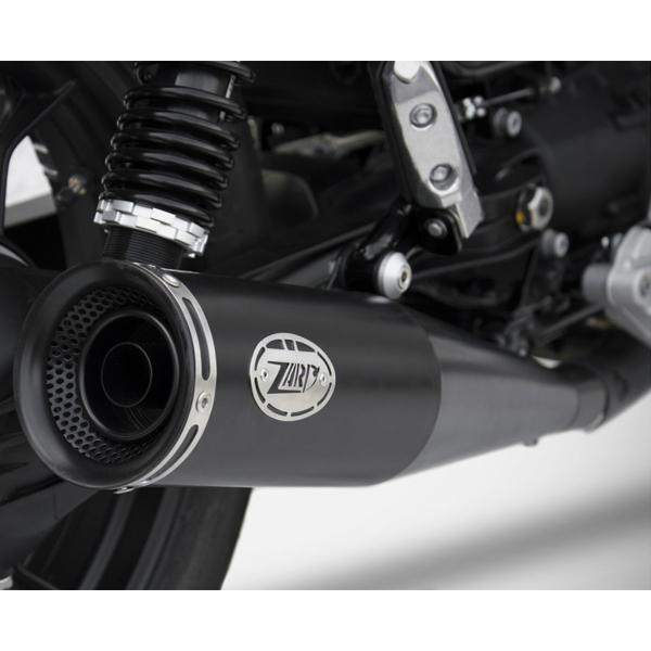 Scarichi ZARD ZUMA Acciaio nero Racing Moto Guzzi V7III 2017-2019