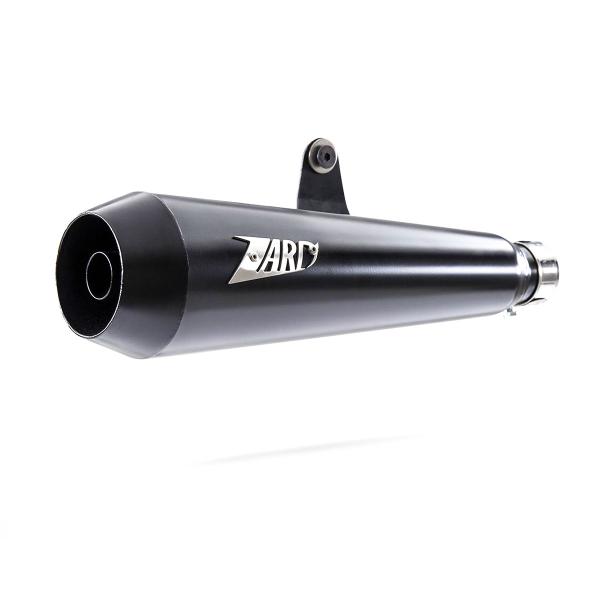 ZARD black steel exhaust slip-on Racing Royal Enfield Meteor 350 2021-2024