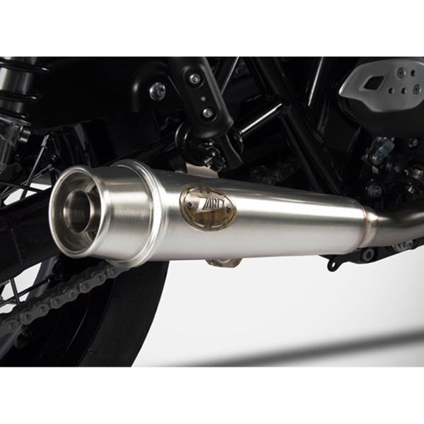 ZARD glossy steel exhausts approved Triumph Bonneville T100/T120 2021-2023