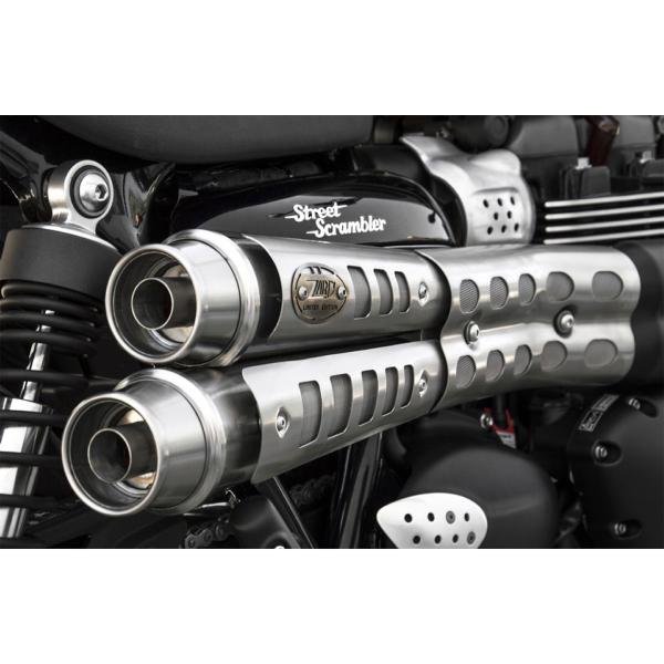 Scarichi ZARD SIX DAYS Acciaio Racing Triumph Scrambler 900 2017-2023