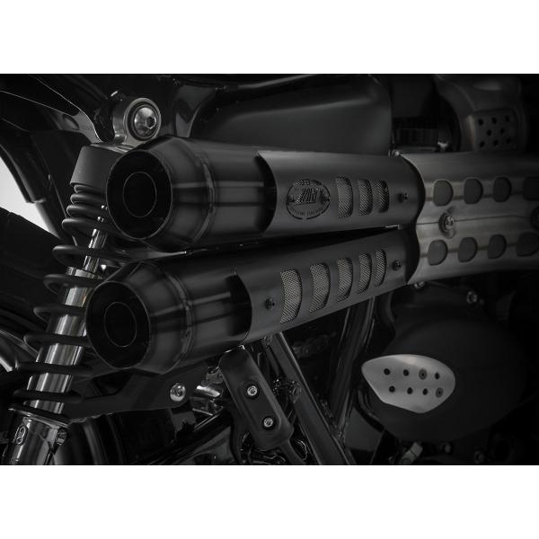 Scarichi ZARD CONICAL Acciaio nero Racing Triumph Scrambler 900 2017-2023