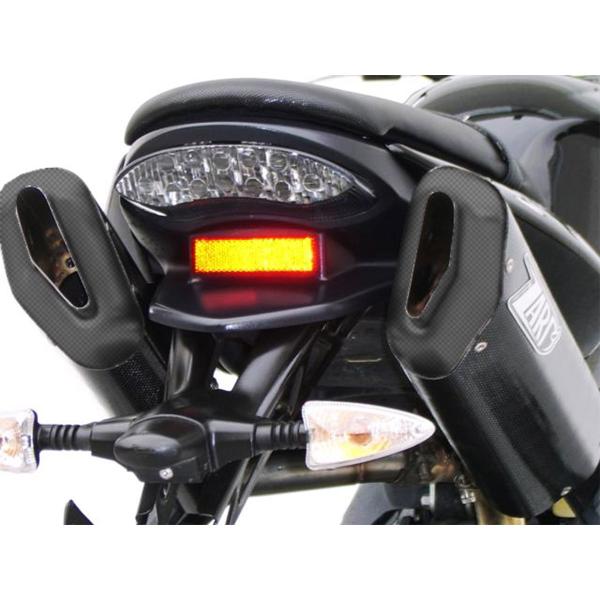 Scarichi ZARD PENTA Acciaio nero Racing fondello carbonio Triumph Street Triple 675 2007-2012