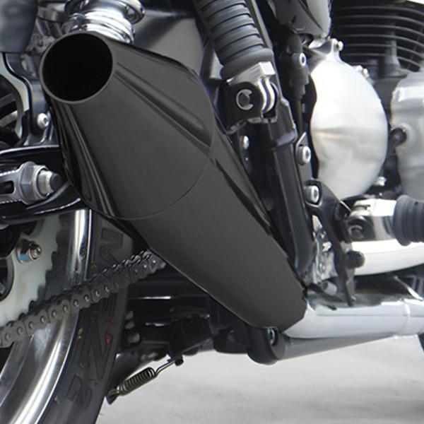 Scarichi ZARD CONICAL Acciaio nero Racing Triumph Bonneville T100 SE 2008-2016