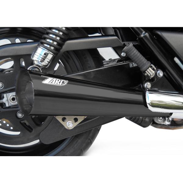 Scarichi ZARD CONICAL Acciaio nero omologato Triumph Thunderbird 1600 2009-2016
