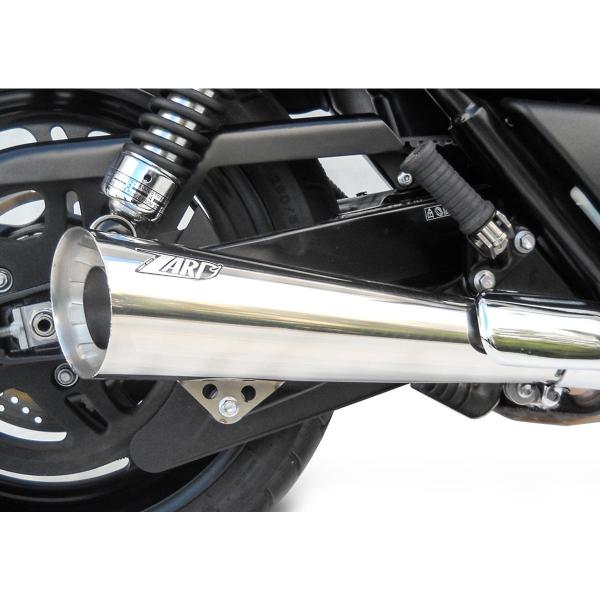 Scarichi ZARD CONICAL Acciaio lucido omologato Triumph Thunderbird 1600 2009-2016