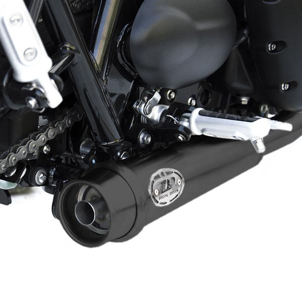 Scarichi ZARD Acciaio nero omologato Triumph Street Twin 900 2016-2020