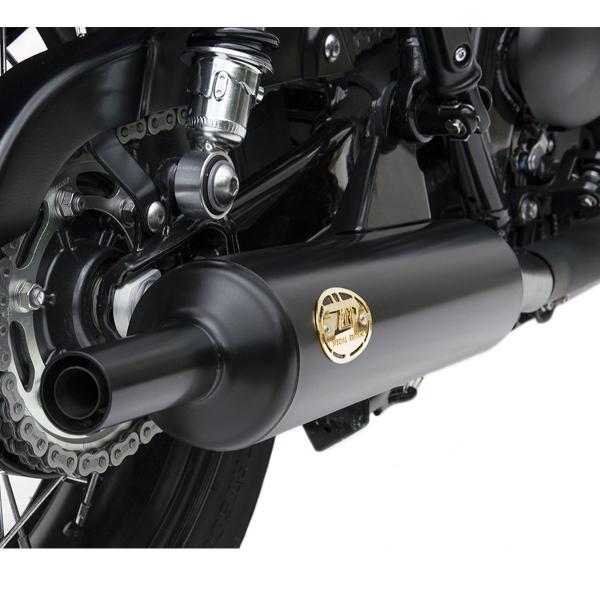 Scarichi ZARD BOTTLE Acciaio nero Racing Triumph Bonneville T120/T100 2016-2020