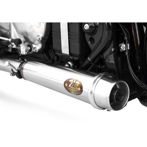 ZARD steel exhausts Racing Triumph Bobber 1200 2017-2023