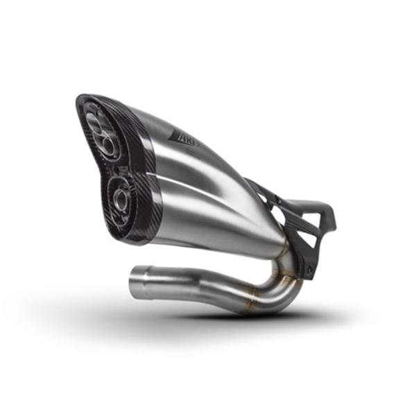 Scarico ZARD Acciaio Racing fondello carbonio Triumph Rocket III 2020-2025