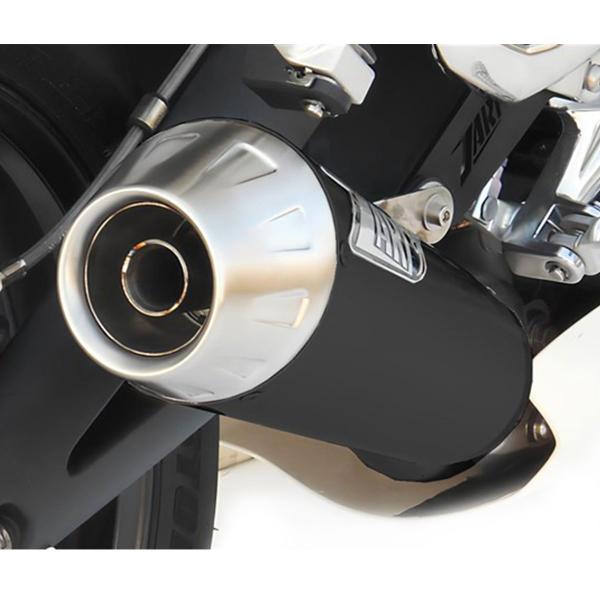 ZARD black steel exhaust slip-on Racing Triumph Street Triple 675 2007-2012