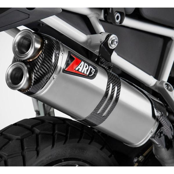 Scarico ZARD Acciaio Racing fondello carbonio Triumph Tiger 900 2020-2023