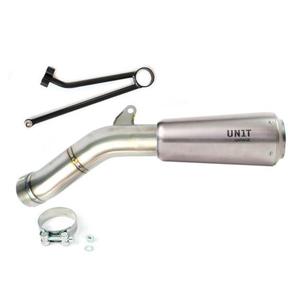 Unit Garage exhaust BMW RnineT Scrambler | Full Titanium approved low