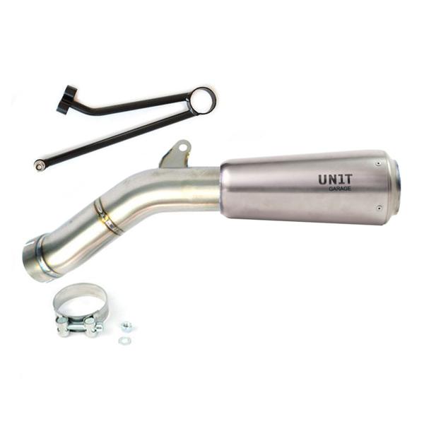 Unit Garage exhaust BMW RnineT Scrambler | titanium approved low
