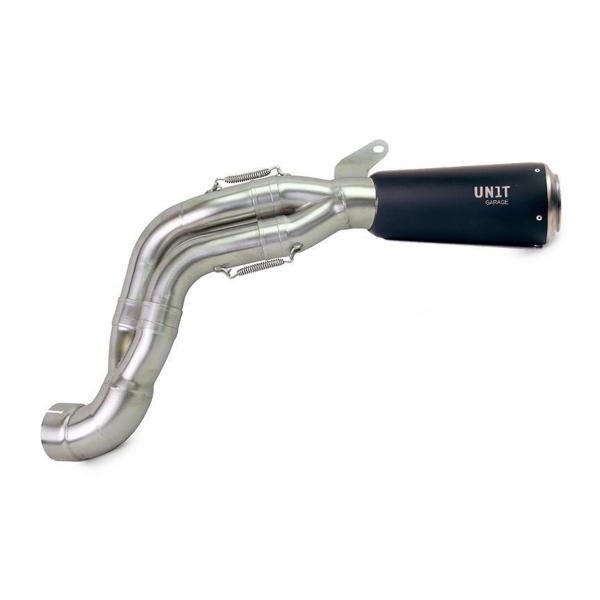 Unit Garage exhaust BMW RnineT Scrambler | black titanium approved high