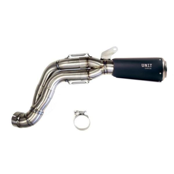 Unit Garage exhaust BMW RnineT Scrambler | black Full Titanium approved high