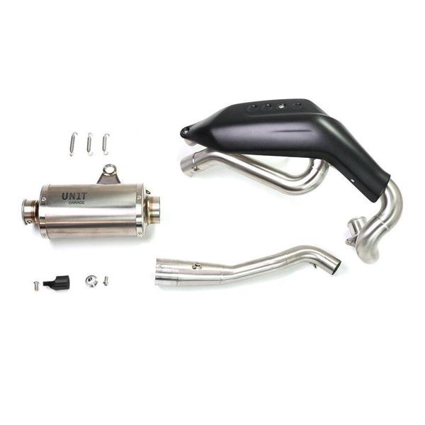 Unit Garage exhaust Ducati Scrambler 800 E5 2017-2022 | titanium approved high