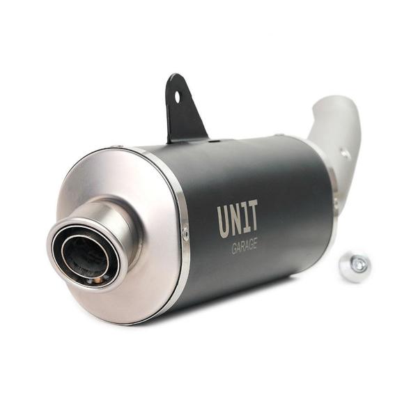 Unit Garage exhaust Ducati DesertX Rally | black titanium approved