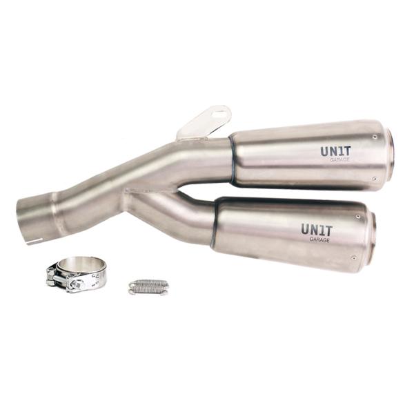 Unit Garage exhaust BMW R12 NineT | titanium approved Double low