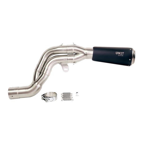 Unit Garage exhaust BMW R12 G/S | black titanium approved high
