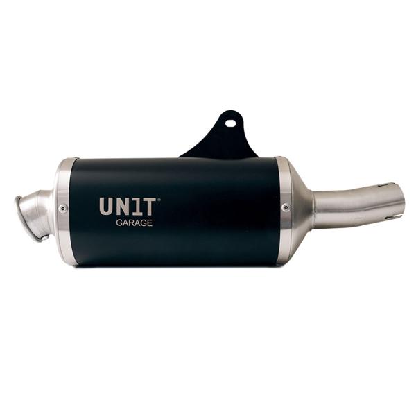 Unit Garage exhaust CFmoto 450MT 2024-2025 | black titanium approved