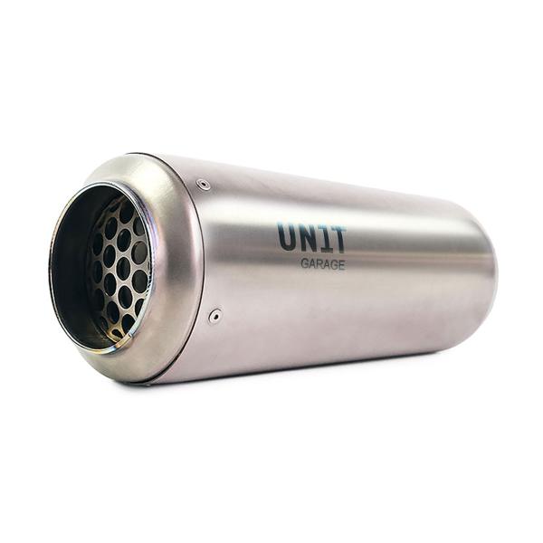 Unit Garage right universal exhaust | titanium Racing