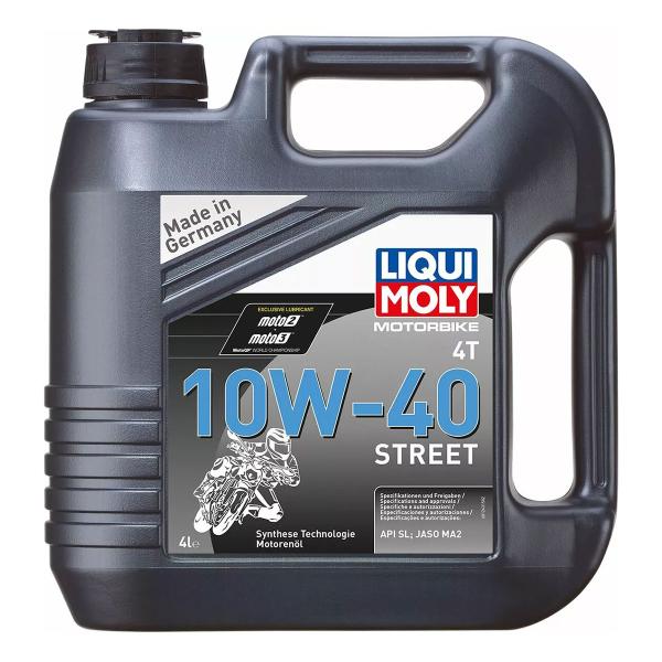 LIQUI MOLY Engine Oil 10W-40 Street 4T 4L synthetic