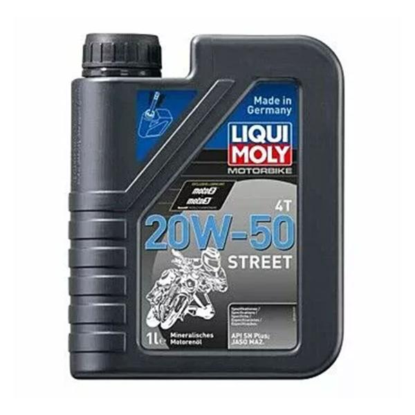 LIQUI MOLY Engine Oil 20W-50 Street 4T 1L mineral