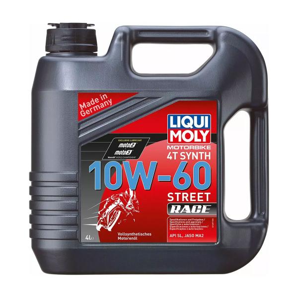 LIQUI MOLY Engine Oil 10W-60 Street Race 4T 20L synthetic