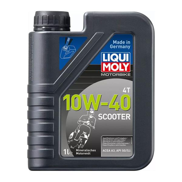 LIQUI MOLY Engine Oil 10W-40 Scooter 4T 1L mineral