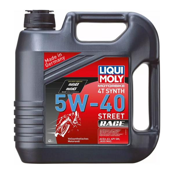 LIQUI MOLY Engine Oil 5W-40 Street Race 4T 4L synthetic