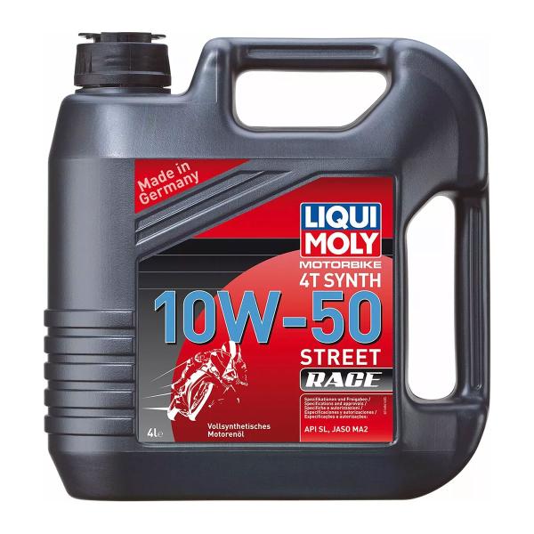 LIQUI MOLY Olio Motore 10W-50 Street Race 4T 4L sintetico