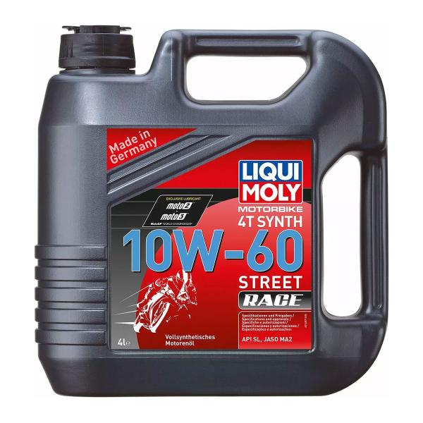 LIQUI MOLY Engine Oil 10W-60 Street Race 4T 4L synthetic